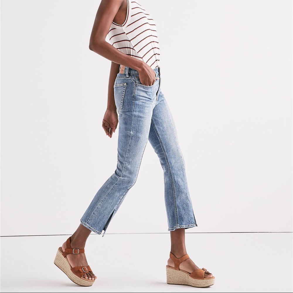 Lucky Brand Bridgette high rise mini boot jeans